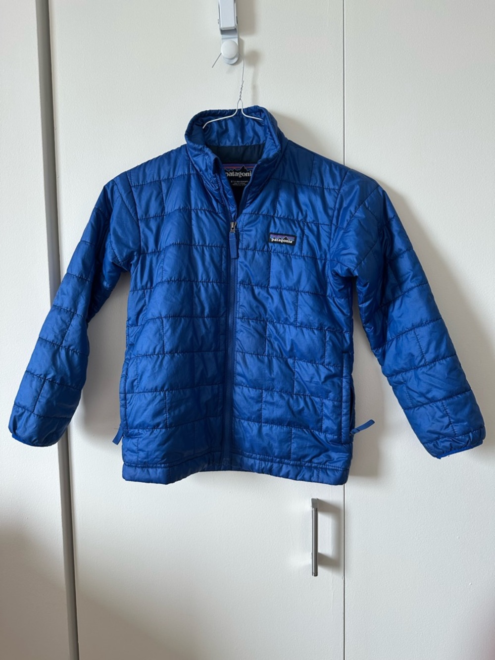 Patagonia Kids' Nano Puff Brick Quilt Jacket Blue sz SM 7/8